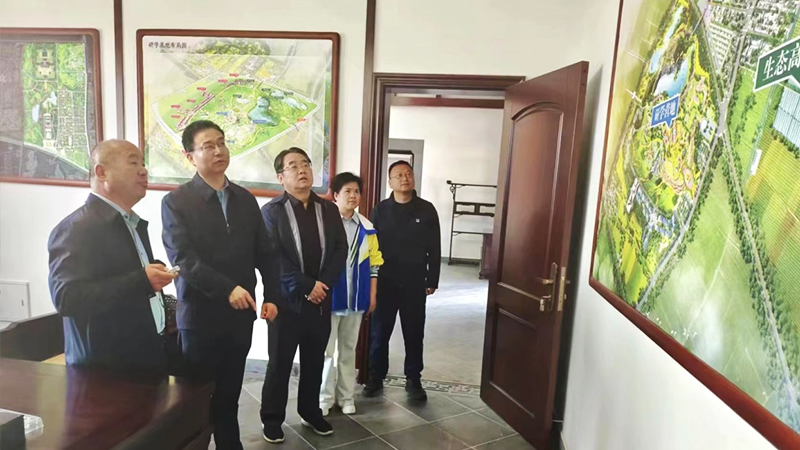汪繼宏一行蒞臨十里長山文化旅游產業(yè)園項目參觀考察